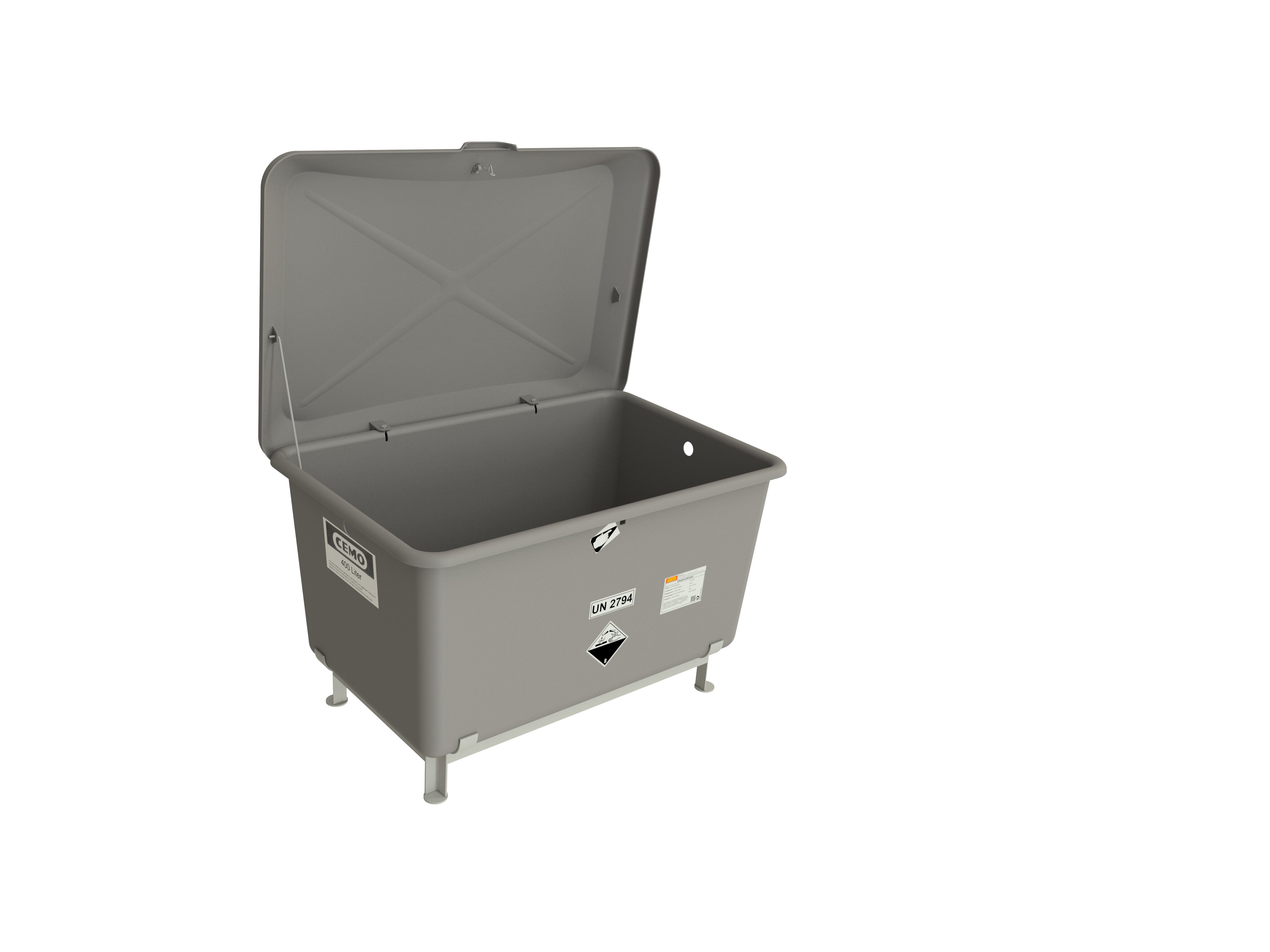 Caixa/Tanque Plastico 400Lt c/Tampa