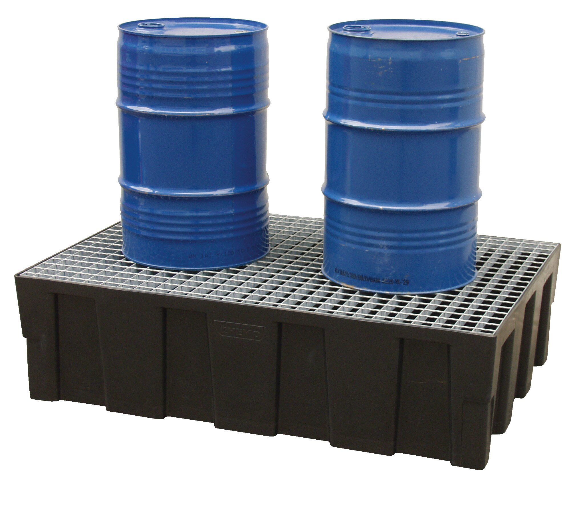 SUPORTE 2 BIDONS em Plast.PE  1205x