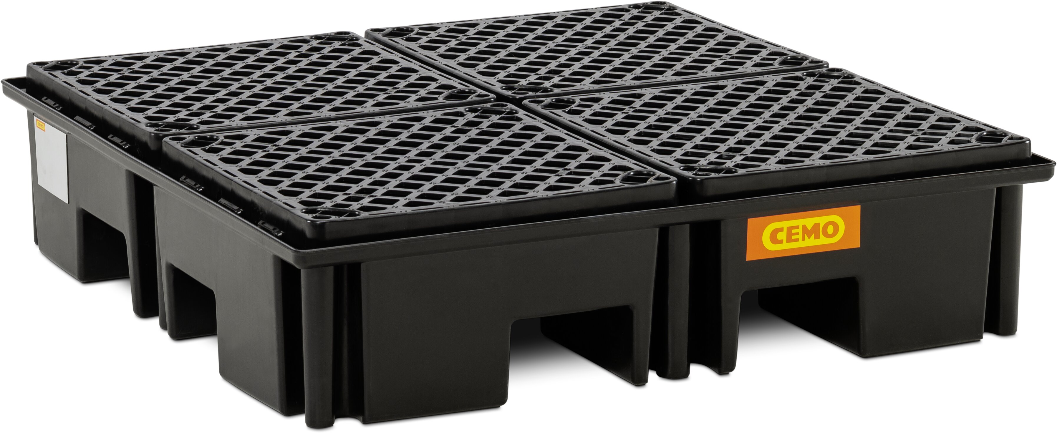 SUPORTE 4 BIDONS em Plast.PE  1230x