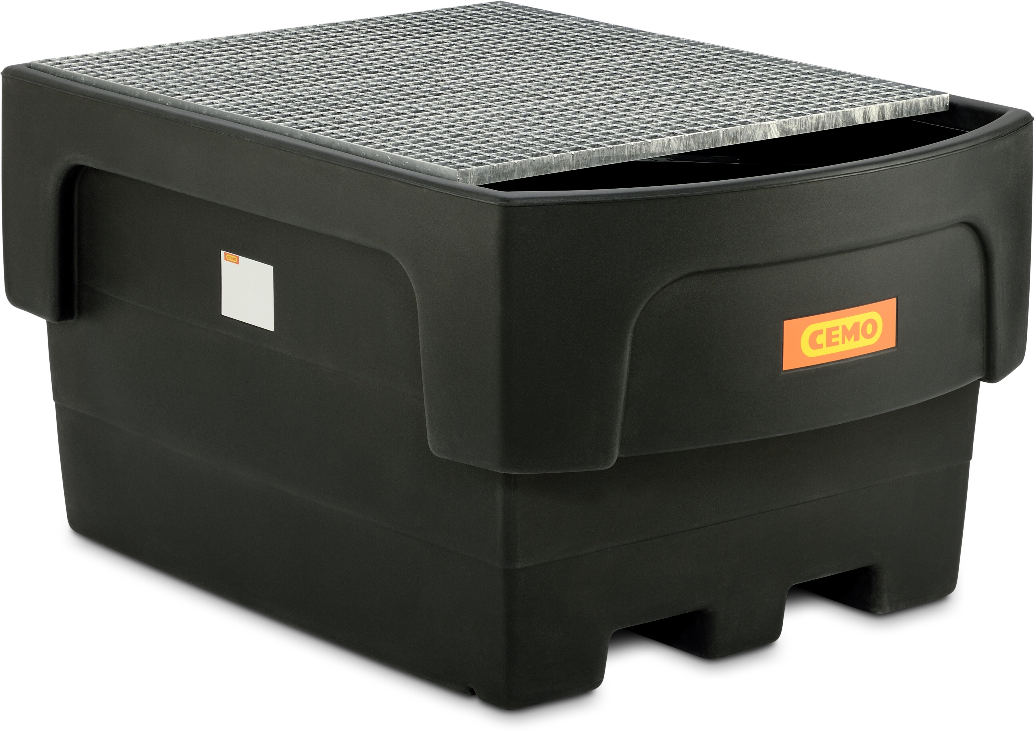 SUPORTE 1x1000Lts Plast.PE c/Grelha