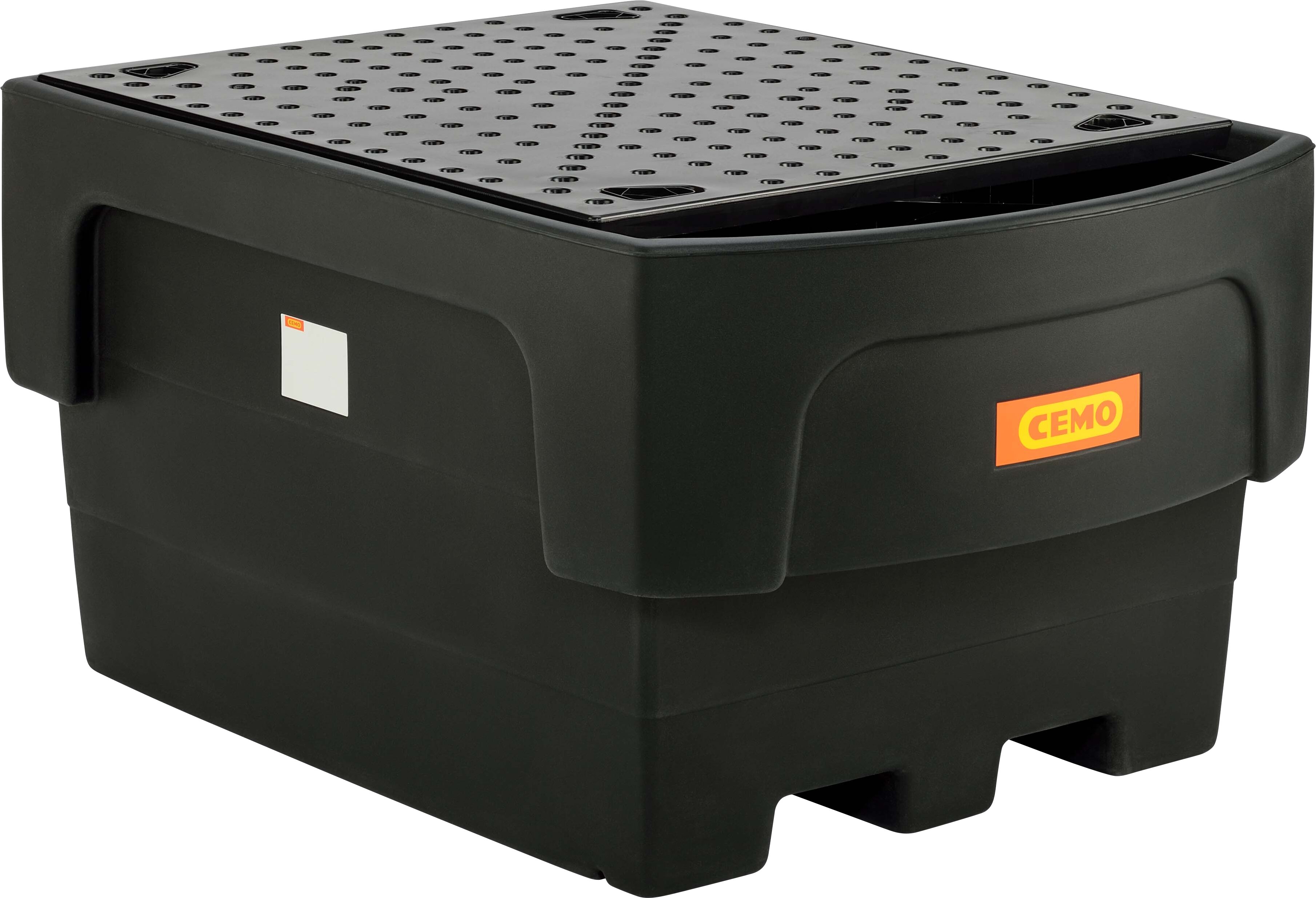 SUPORTE 1x1000Lts Plast.PE c/Grelha