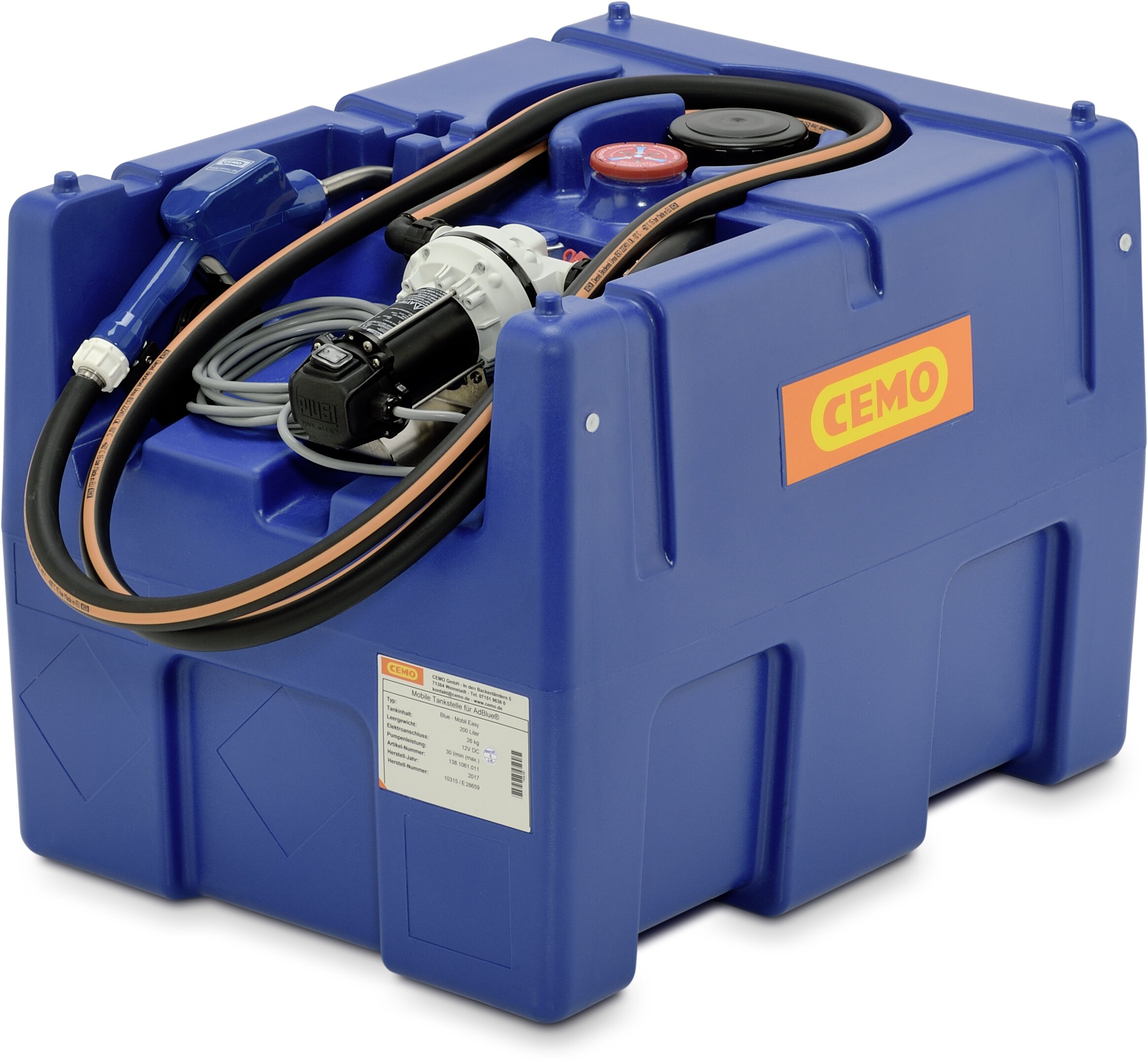 DEPOSITO AdBlue 200Lt C/Bomba 12V /